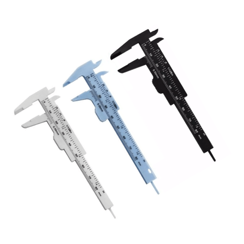 0-80mm-Mini-Plastic-Slide-Caliper-Double-Scale-Vernier-Caliper-or-Student-Caliper-2 0-80mm Mini Plastic Slide Caliper, Double Scale Vernier Caliper or Student Caliper - Image 1