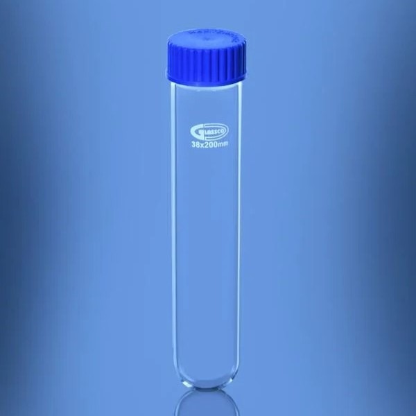 082.204.01 TEST TUBE SCREW CAP 25*150 (INDIA) - Image 1