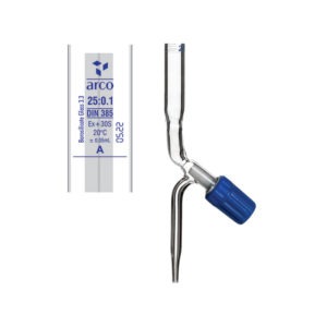 BURETTE STRAIGHT 25ML (P.T.F.E)