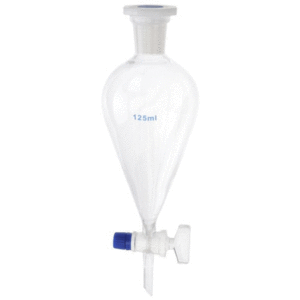 Separatory Funnel (P.T.F.E)125ml Pyrex