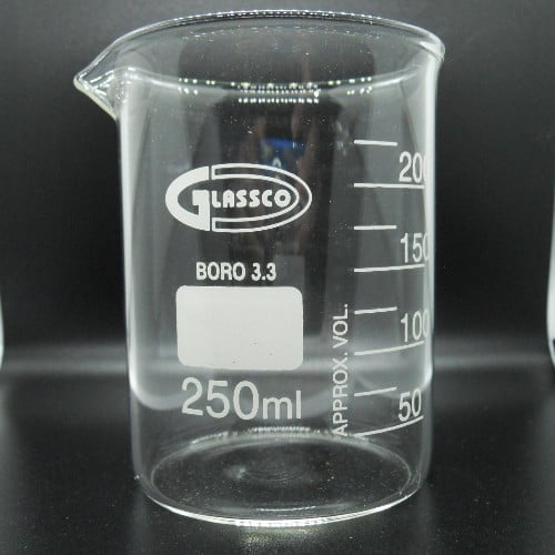 250ml-Beaker-UK-1 Glassco 250ml Glass Beaker - Image 1