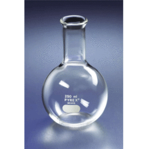 Round Bottom With two Neck 250ma Pyrex