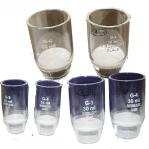SINTERED GLASS CRUCIBLE G-2, G-3, G-4 30ml