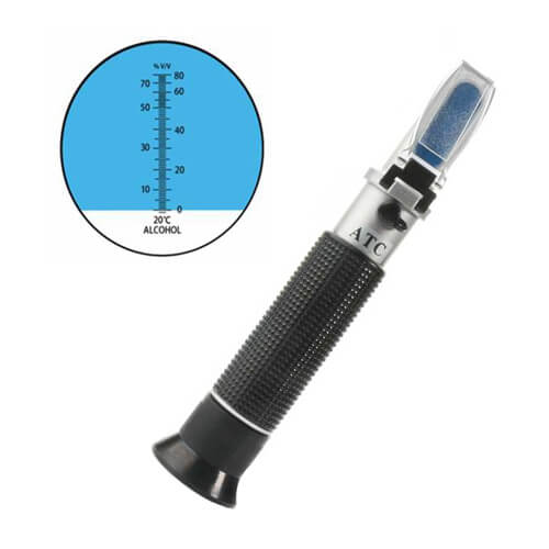Alcohol-Refractometer-0-80-V-V-Handheld-Wine-Hydrometer-2 Alcohol Refractometer 0-80% V/V Handheld Wine Hydrometer - Image 1