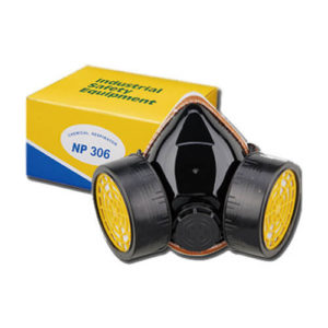 Chemical Mask NP-306 Black Double Cartridge Chemical Gas Mask