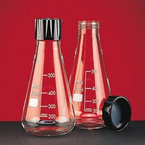 Conical-Flask-screw-cap-500ml-Pyrex-1-2 CONICAL FLASK SCREW CAP 500ML - Image 1