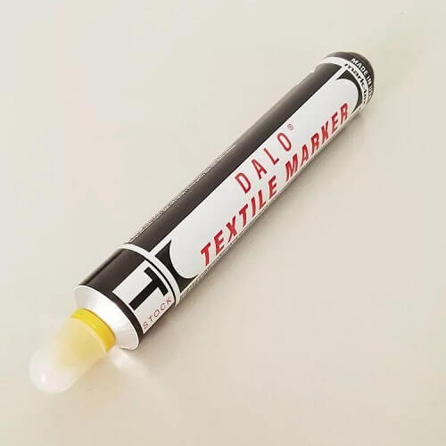 Dalo-Textile-Marker-Pen-Yellow-Color-1 Dalo Textile Marker Pen – Yellow Color - Image 1