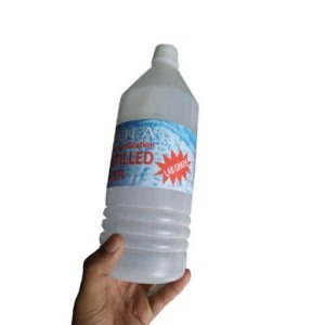 Distilled Water 1 Liter Plastic Bottle