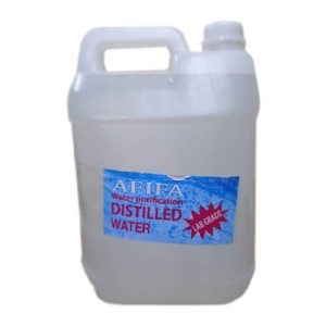 Distilled Water 5 Liter Can