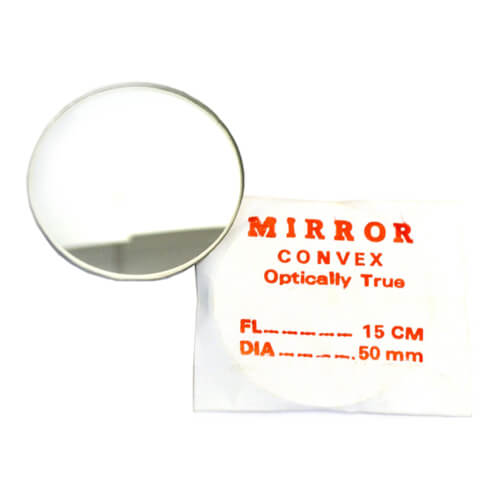 Double-Convex-Miror-50-mm Convex Optical Mirror 50 mm for Optical Experiments - Image 1