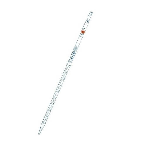 Glass-Graduated-Pipette-for-Laboratory-2 PIPETTE GRADUATED 0.1ml HBG - Image 1