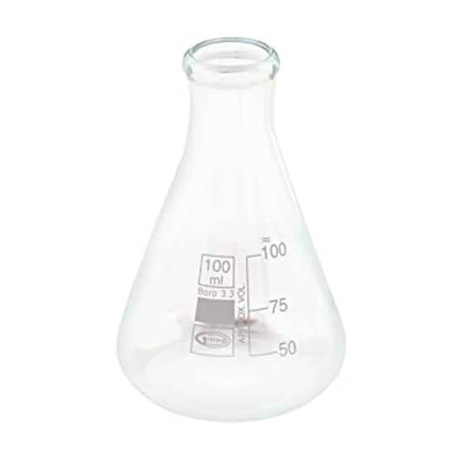 Glassco-100ml-Conical-Flask-3 CONICAL FLASK 100ML - Image 1