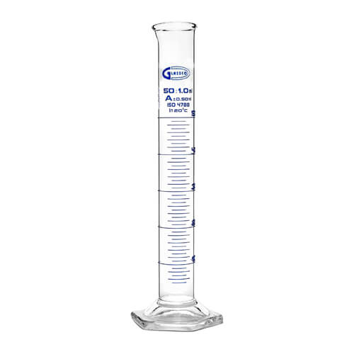 Glassco-50ml-Measuring-Cylinder-lab-asia-1 Glassco 50ml Measuring Cylinder - Image 1