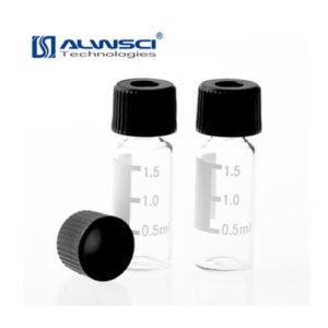 Vials 1.5ml Clear Glass with Screw Cap