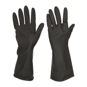 Industrial Hand Gloves, Black Color 1 Pair