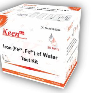Iron (Fe2+/ Fe3+) Test Kit for Water – 30 Test