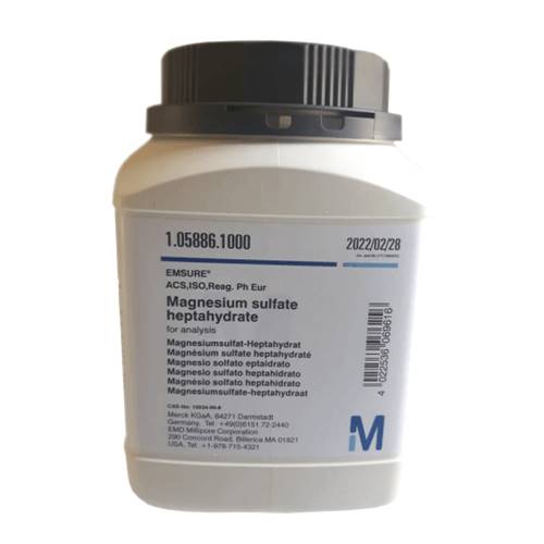 Magnesium-Sulfate-500gm-Merck Magnesium Sulfate 500gm Lab Grade India - Image 1