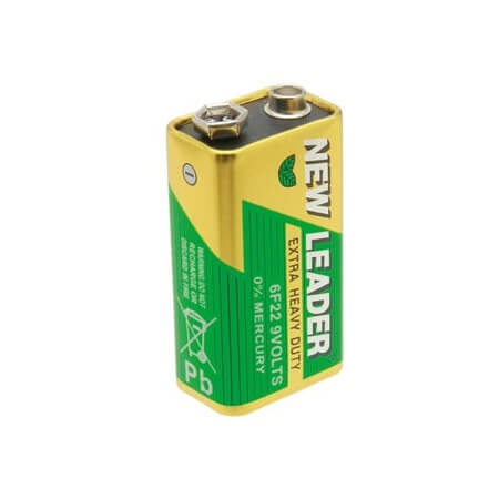 Mercury-Free-New-Leader-9V-Extra-Heavy-Duty-Battery-1 New Leader 9V Battery Extra Heavy Duty 0% Mercury - Image 1