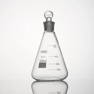 CONICAL FLASK WITH GLASS STOPPER 500ML