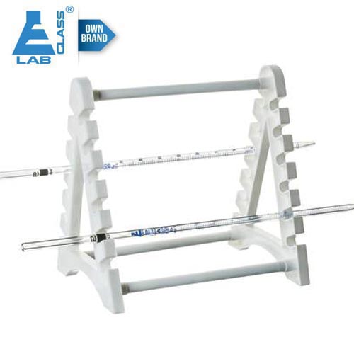 Pipette-Rack-1-1 Pipette Rack Polypropylene – Holds 12 Pipettes Horizontally LABGLASS USA - Image 1