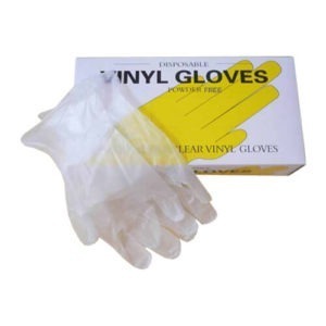 Powder Free Vinyl Hand Gloves 100 Pcs