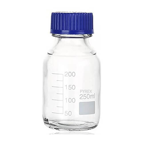 Pyrex-250ml-Lab-Glass-Bottle-1 Pyrex 250ml Lab Glass Bottle - Image 1