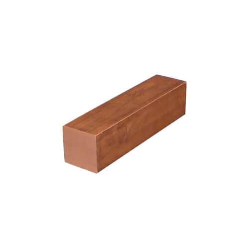 Rectangular-Cylinder-25-mm-x-12mm-Copper-1 Rectangular Cylinder for Physics Practical - Image 1