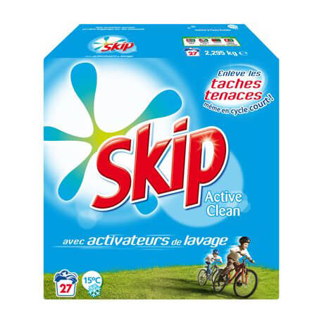 SKIP-Active-Clean-Detergent-Powder-1.89-KG-Box-Unilever-France-2 SKIP Active Clean Detergent Powder, 2.22 Kg Unilever - Image 1