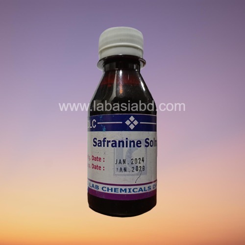 Safranine-Solutions-100mL-1-1 Safranin Color Pack: 100 ml. Brand: D Lab - Image 1