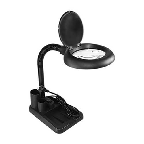 Table-Top-Magnifying-Glass-with-LED-Lamp-A808-Desk-Magnifier Table Top Magnifying Glass with LED Lamp (A808) Desk Magnifier - Image 1