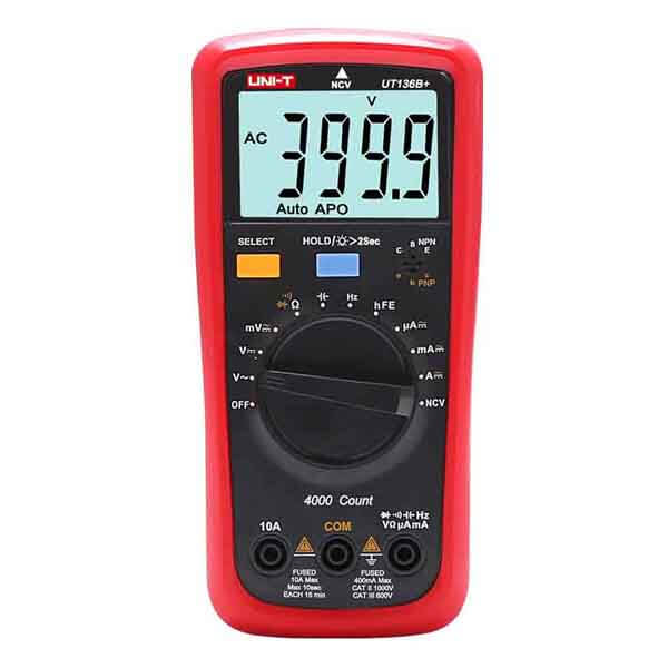 UNI-T-Digital-Multimeter-UT136B-AC-DC-Resistance-Frequency-Auto-Range-Meter UNI-T Digital Multimeter UT136B+ AC-DC Resistance Frequency Auto Range Meter - Image 1