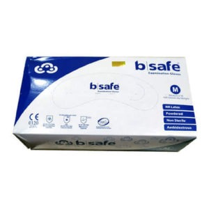 b-safe Examination Hand Gloves Original Malaysia(Medium)
