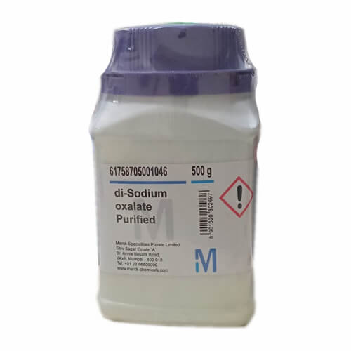 di-Sodium-Oxalate-Purified-500gm-Merck-India di-Sodium Oxalate Purified 500gm, Merck India - Image 1