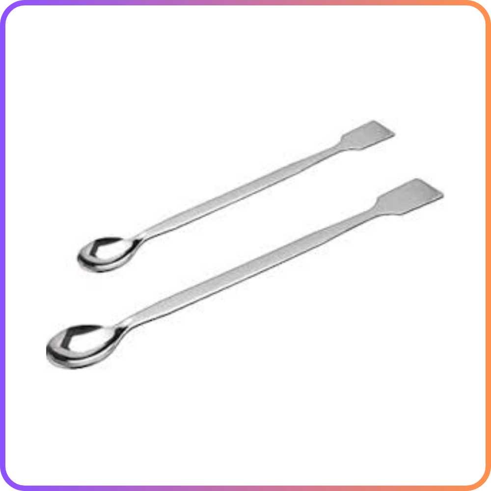 spatulas-6-inch-made-of-stainless-steel-sheet-heavy-one-end-spoon-and-one-end-flat-1 SPATULA SS 6 inch INDIA - Image 1